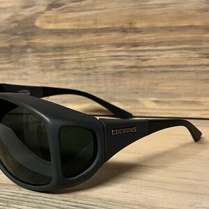 Black Women's Wraparound Sunglasses